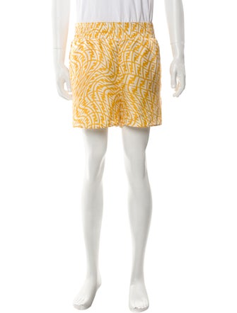 Fendi Zucca FF Logo Jogger Shorts