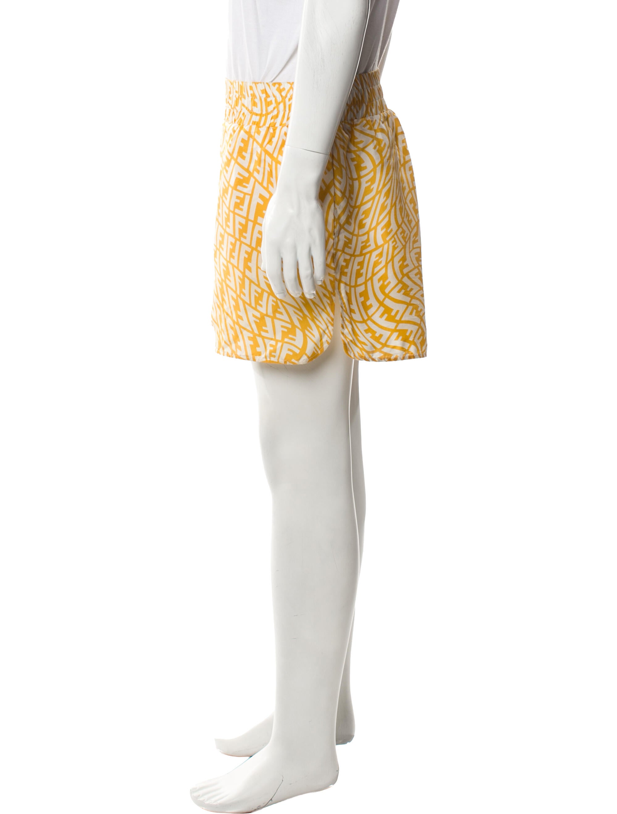 Fendi Zucca FF Logo Jogger Shorts