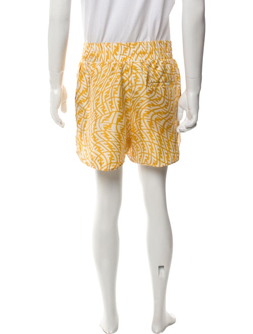 Fendi Zucca FF Logo Jogger Shorts