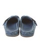 Fendi Denim Printed Mules