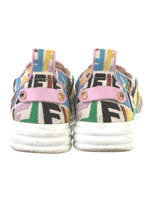 Fendi Zucca FF Logo Canvas Sneakers