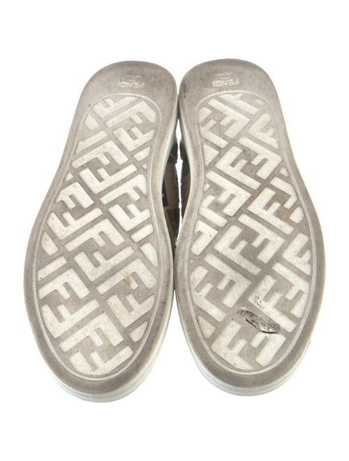 Fendi Zucca FF Logo Canvas Sneakers