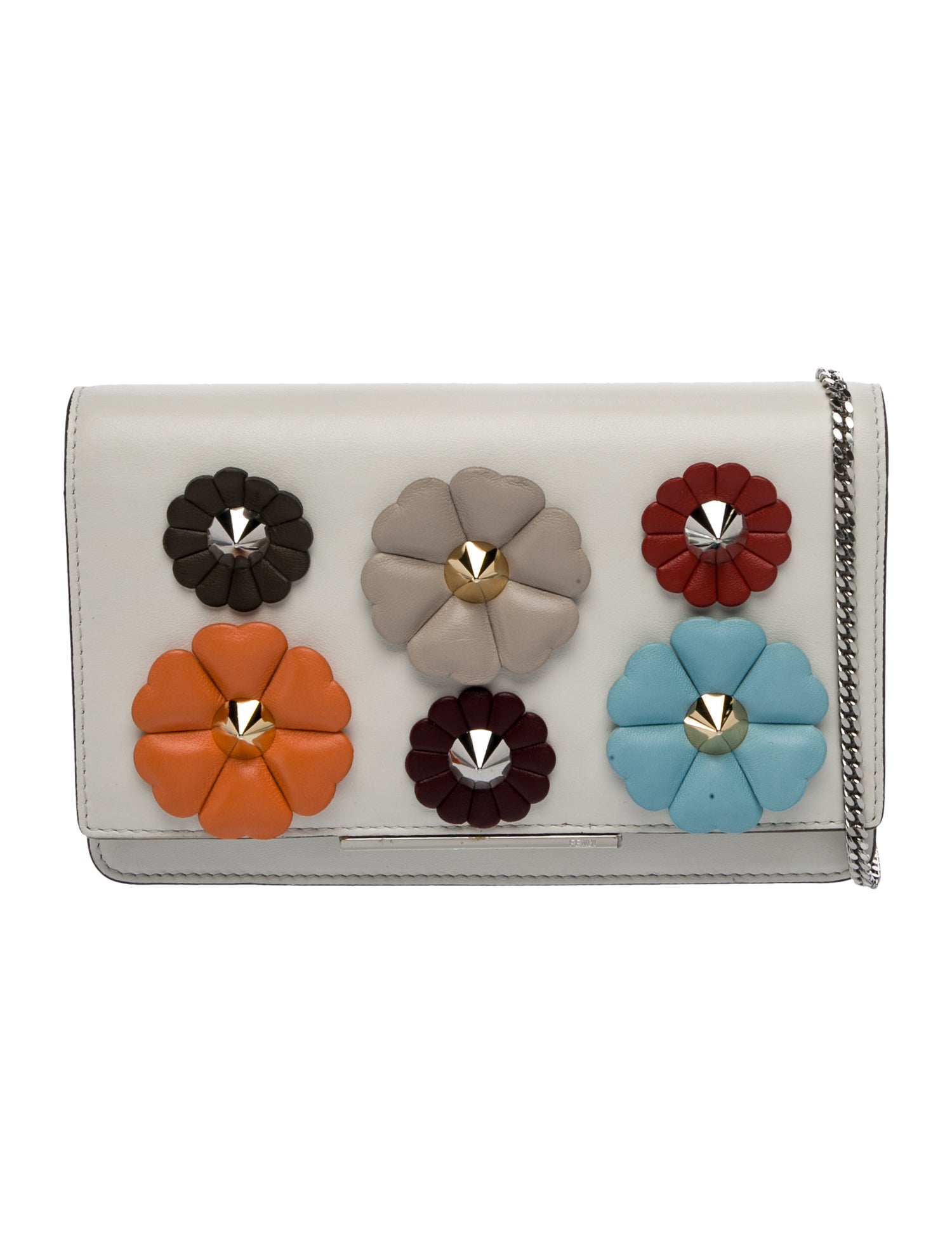 Fendi Leather Clutch