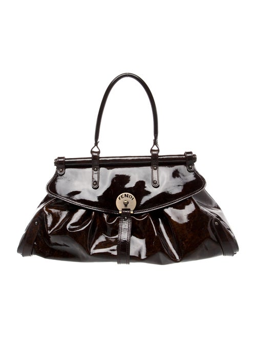 Fendi Patent Leather Bucket Bag