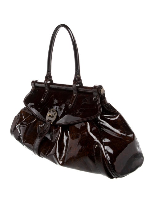Fendi Patent Leather Bucket Bag