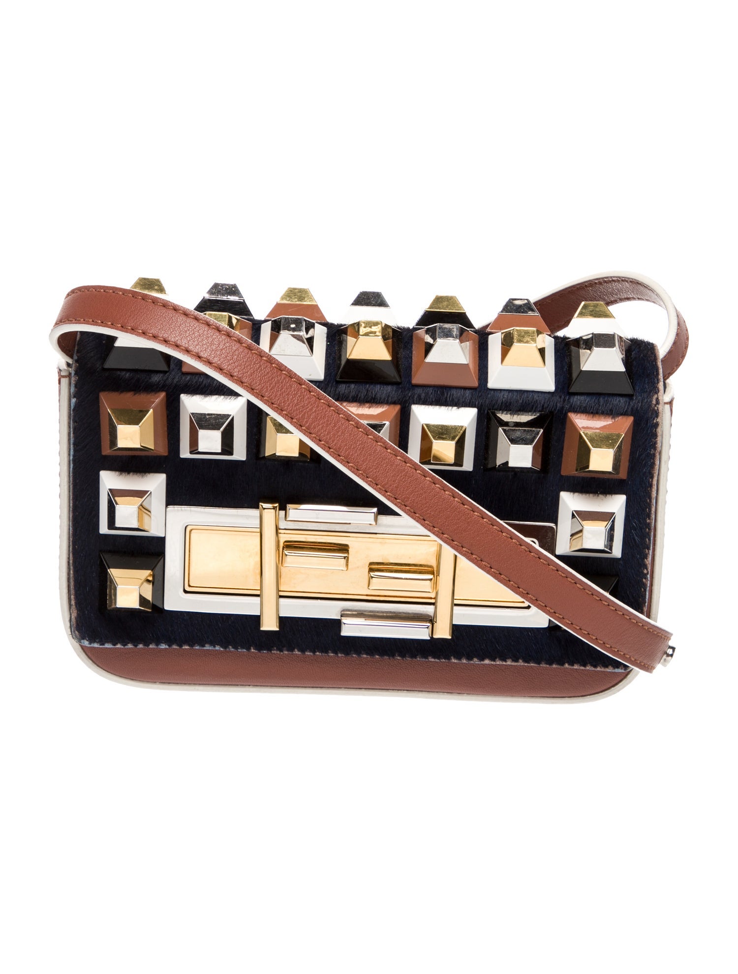 Fendi Leather Crossbody Bag