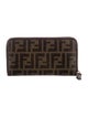 Fendi Zucca FF Logo Printed Continental Wallet
