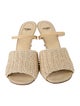Fendi Raffia Slides