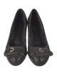 Fendi Zucca FF Logo Leather Pumps