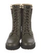 Fendi Rockoko Zucca FF Logo Combat Boots