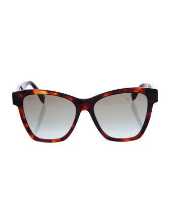Fendi Cat-Eye Mirrored Sunglasses