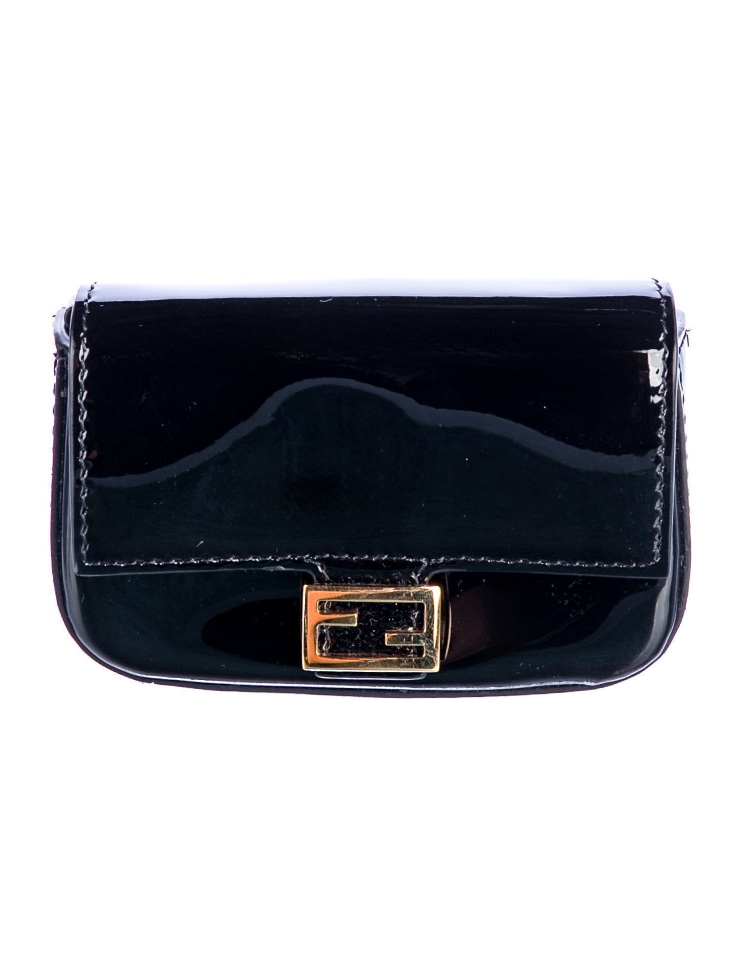 Fendi Patent Leather Baguette Nano