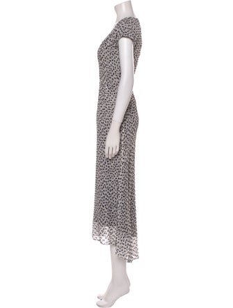 Fendi Printed Long Dress