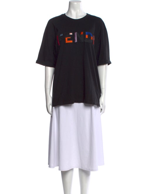 Fendi Graphic Print Crew Neck T-Shirt