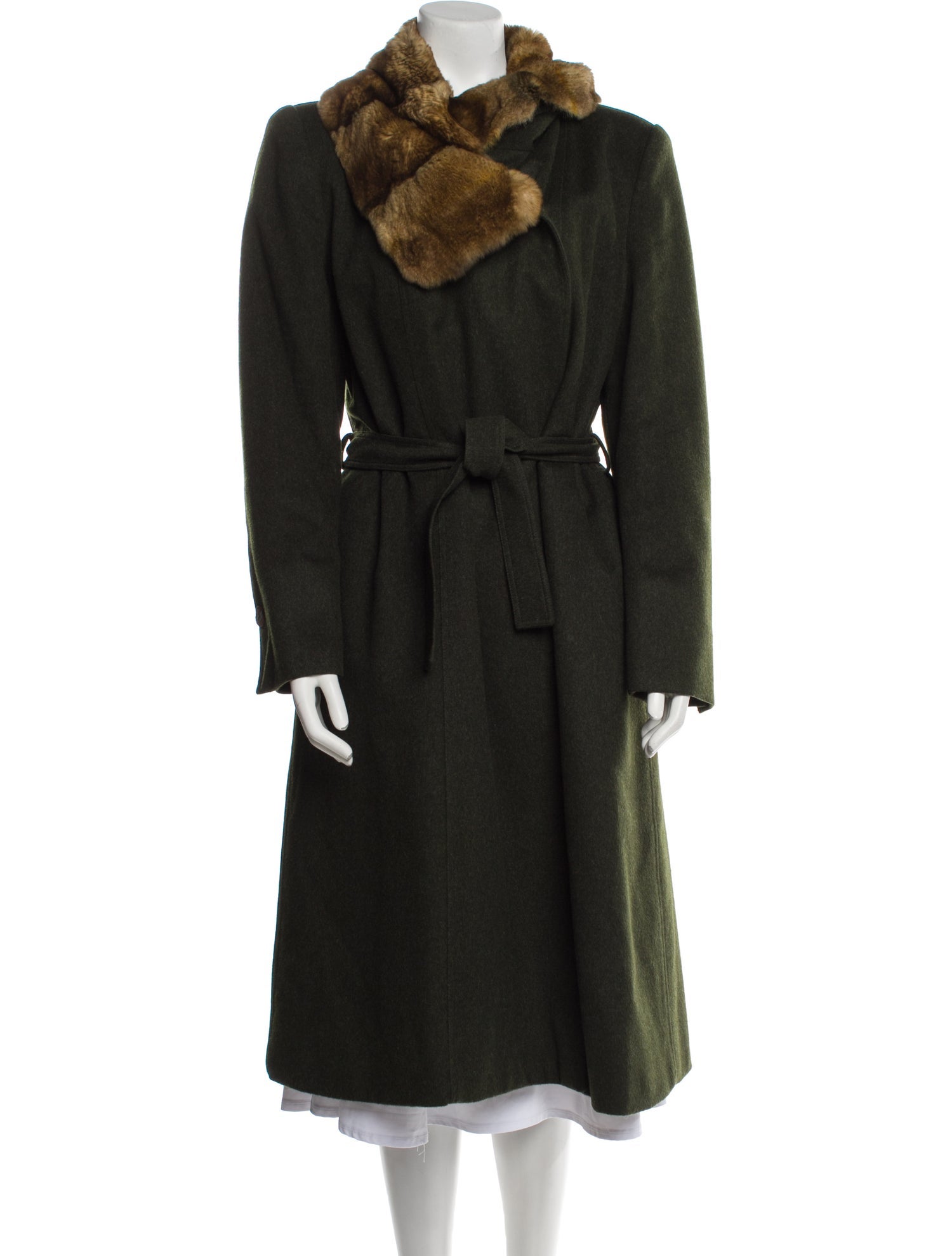 Fendi Vintage 1990's Faux Fur Coat
