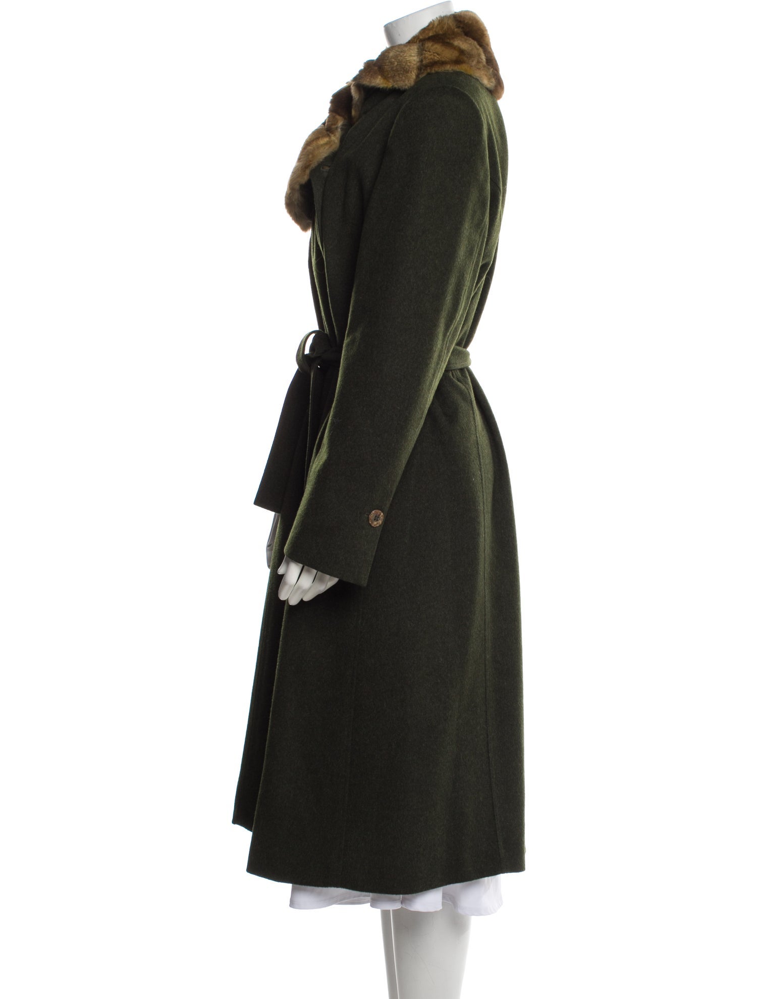 Fendi Vintage 1990's Faux Fur Coat