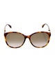 Fendi Round Gradient Sunglasses