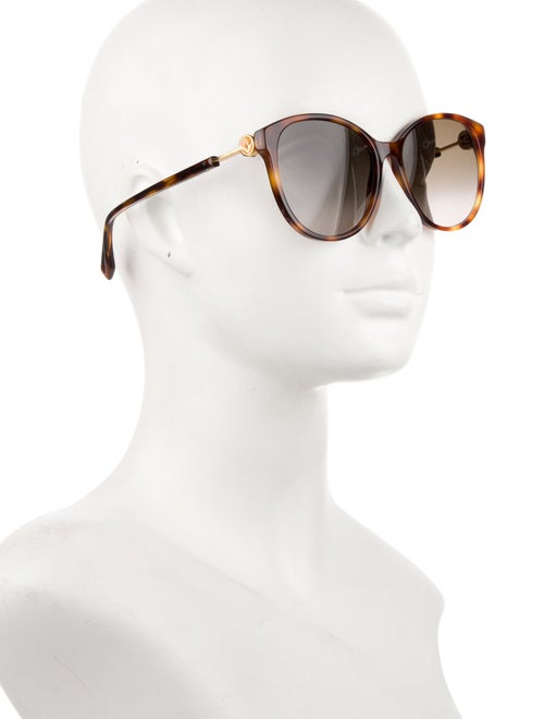 Fendi Round Gradient Sunglasses