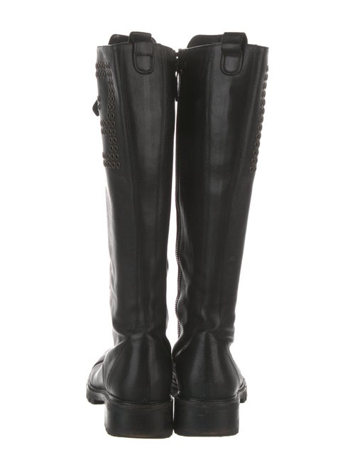 Fendi Leather Combat Boots