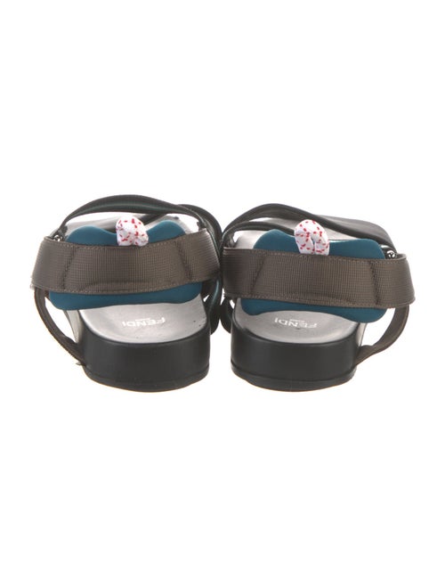 Fendi Zucca FF Logo Printed Slides