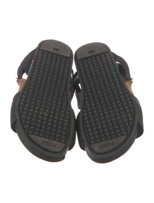 Fendi Zucca FF Logo Printed Slides