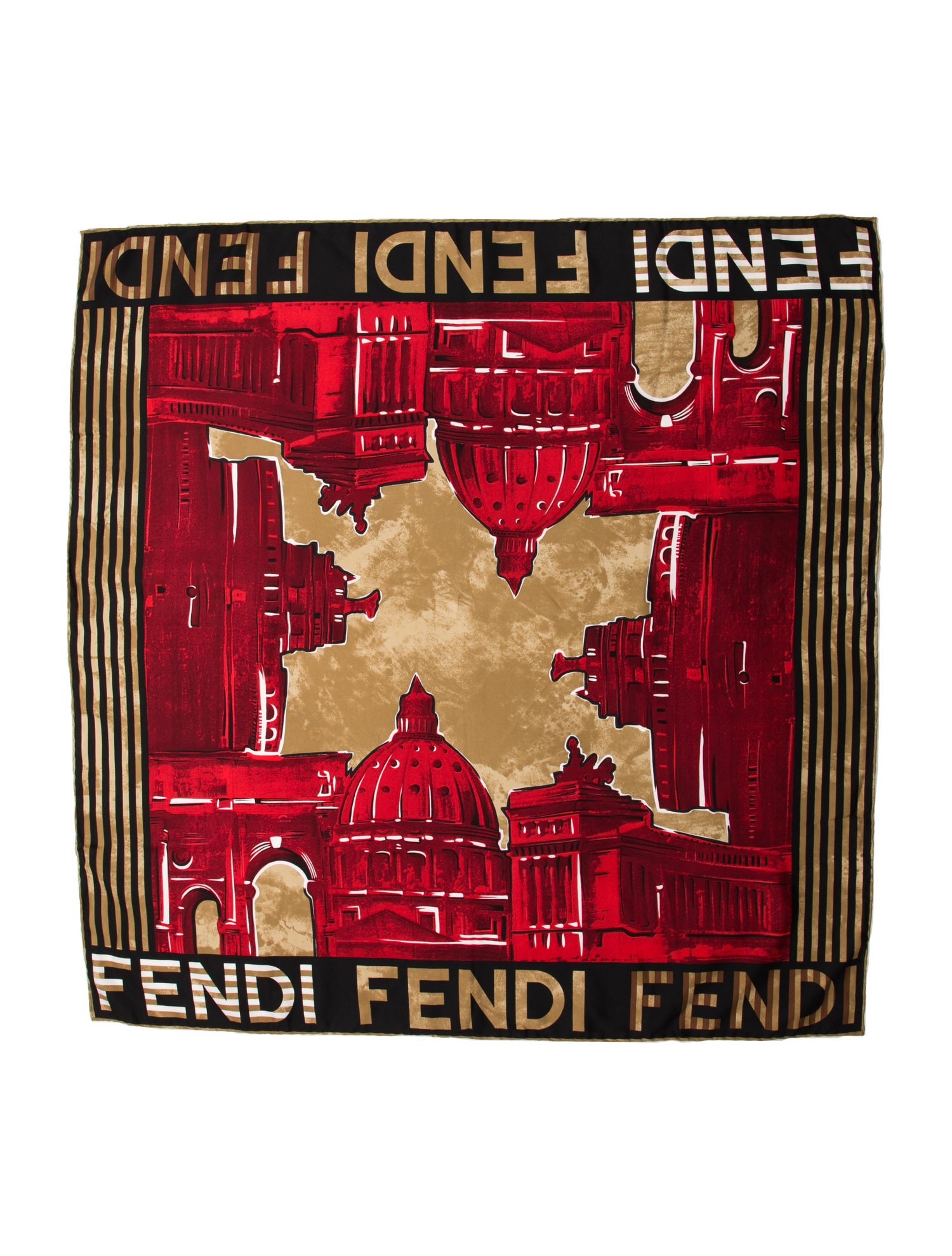 Fendi Silk Vintage Scarf