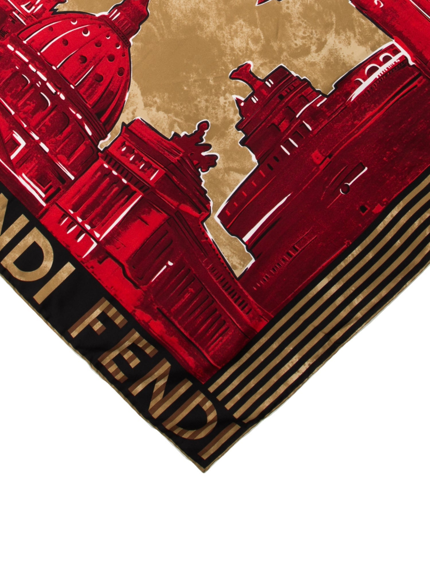 Fendi Silk Vintage Scarf