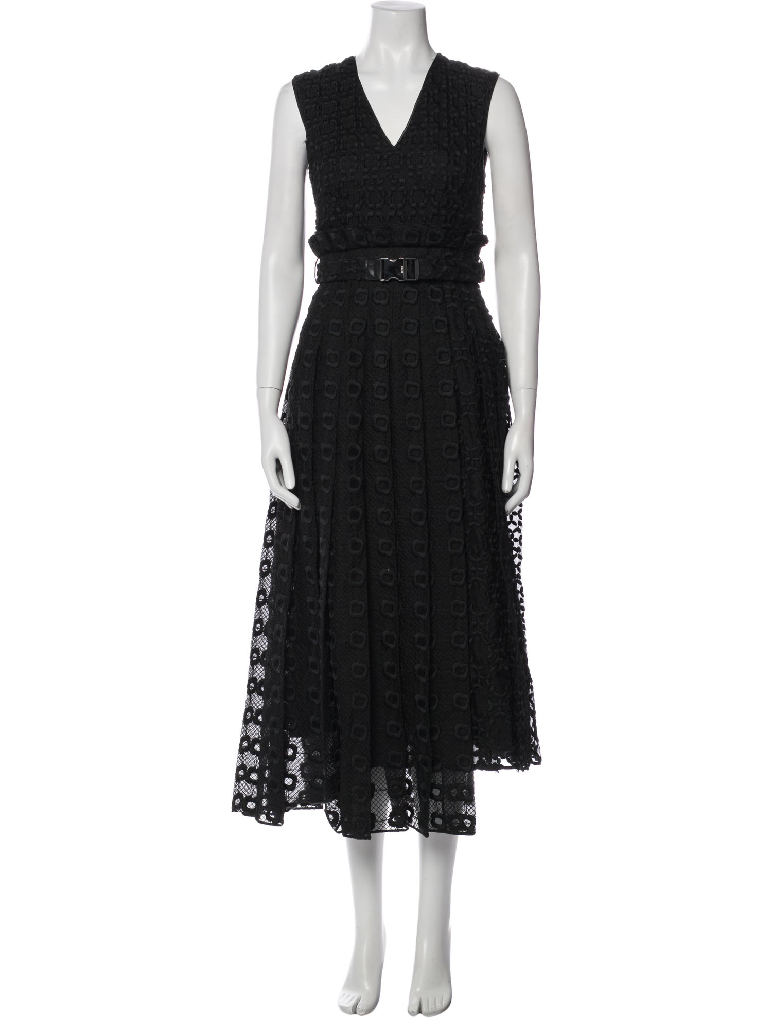 Fendi Silk Midi Length Dress