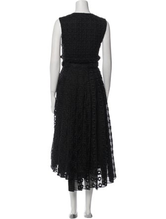 Fendi Silk Midi Length Dress