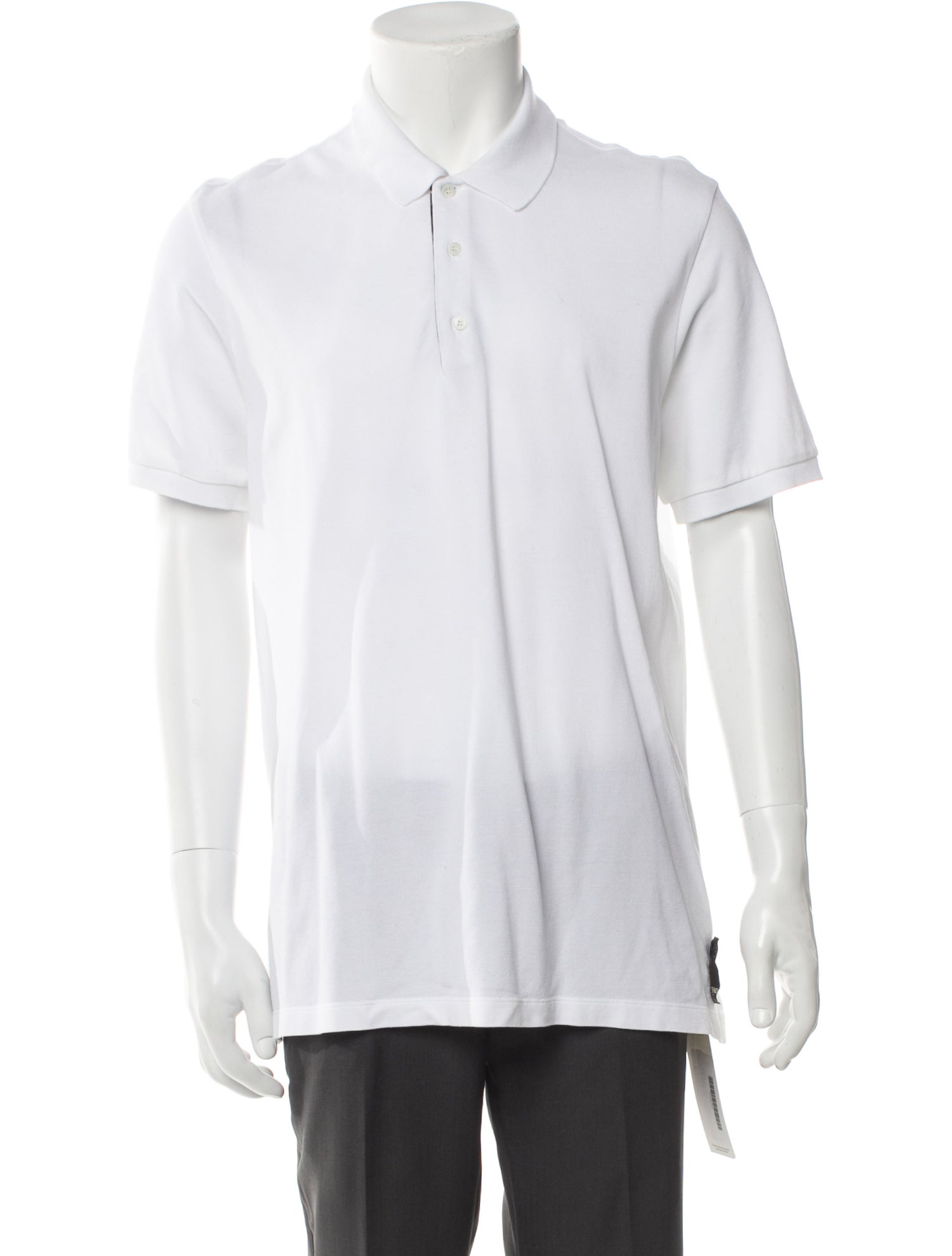 Fendi Collar Short Sleeve Polo Shirt