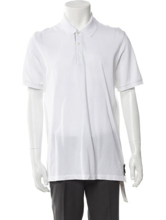 Fendi Collar Short Sleeve Polo Shirt