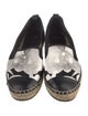 Fendi Satin Floral Print Espadrilles