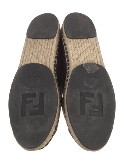 Fendi Satin Floral Print Espadrilles