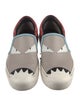 Fendi Leather Colorblock Pattern Sneakers