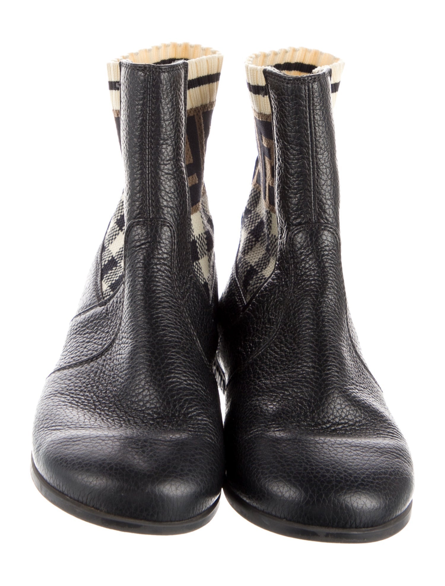 Fendi Flat Ankle Boots