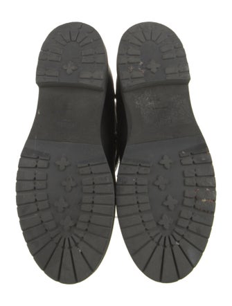 Fendi Leather Combat Boots