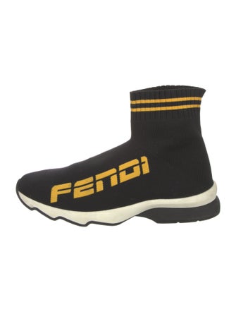 Fendi Graphic Print Sock Sneakers