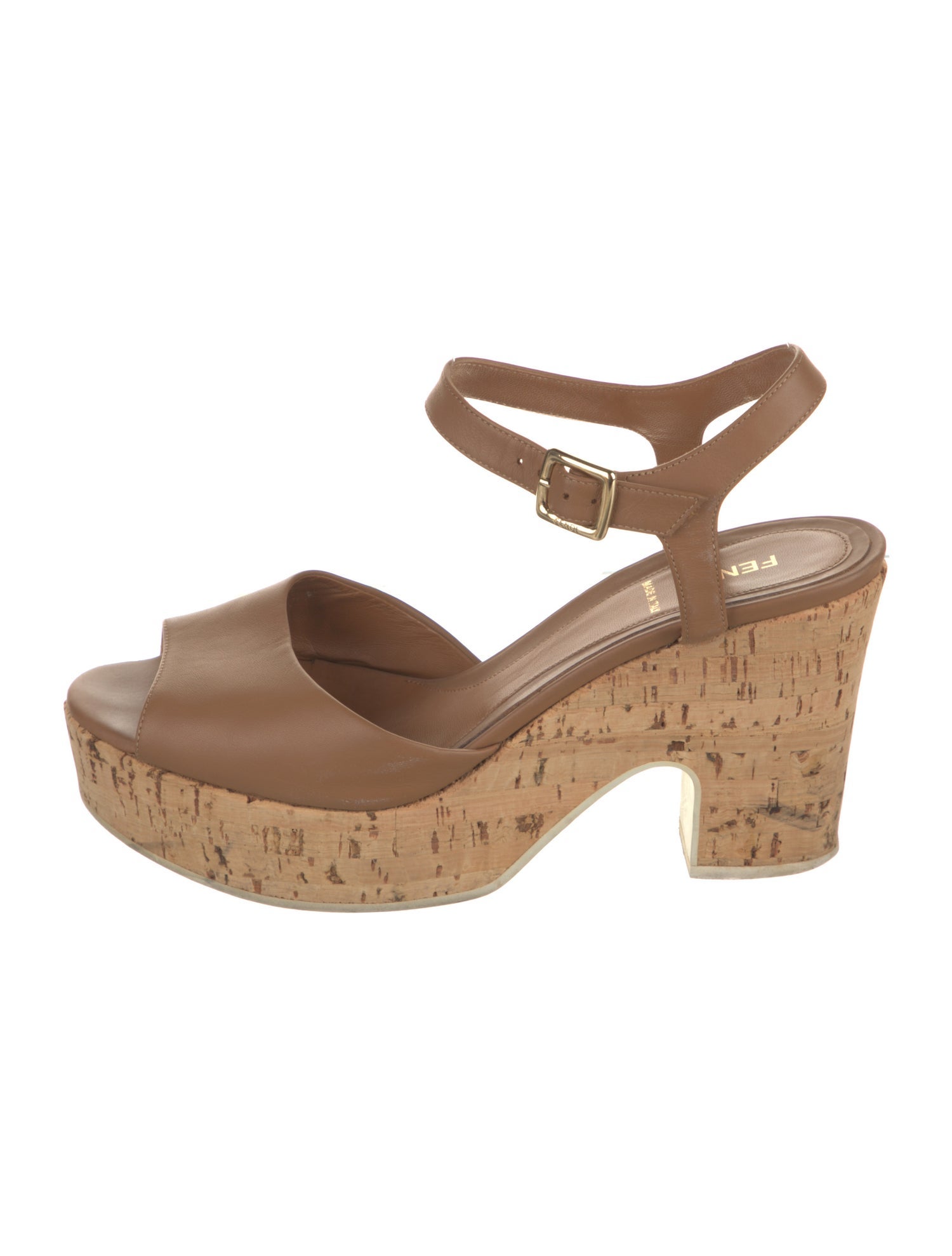 Fendi Leather Sandals