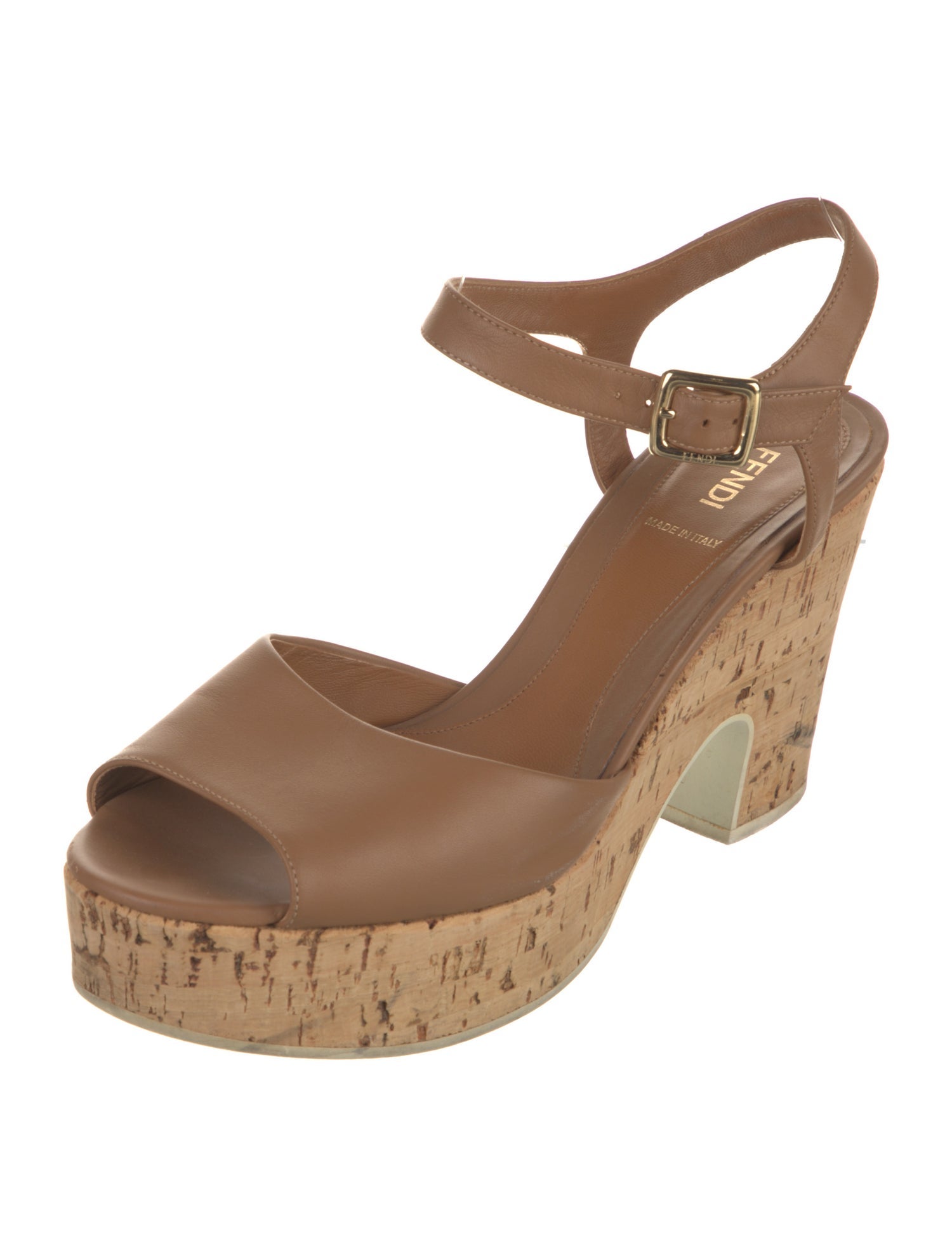 Fendi Leather Sandals