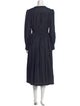 Fendi V-Neck Midi Length Dress