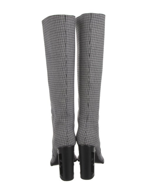 Fendi Houndstooth Print Boots