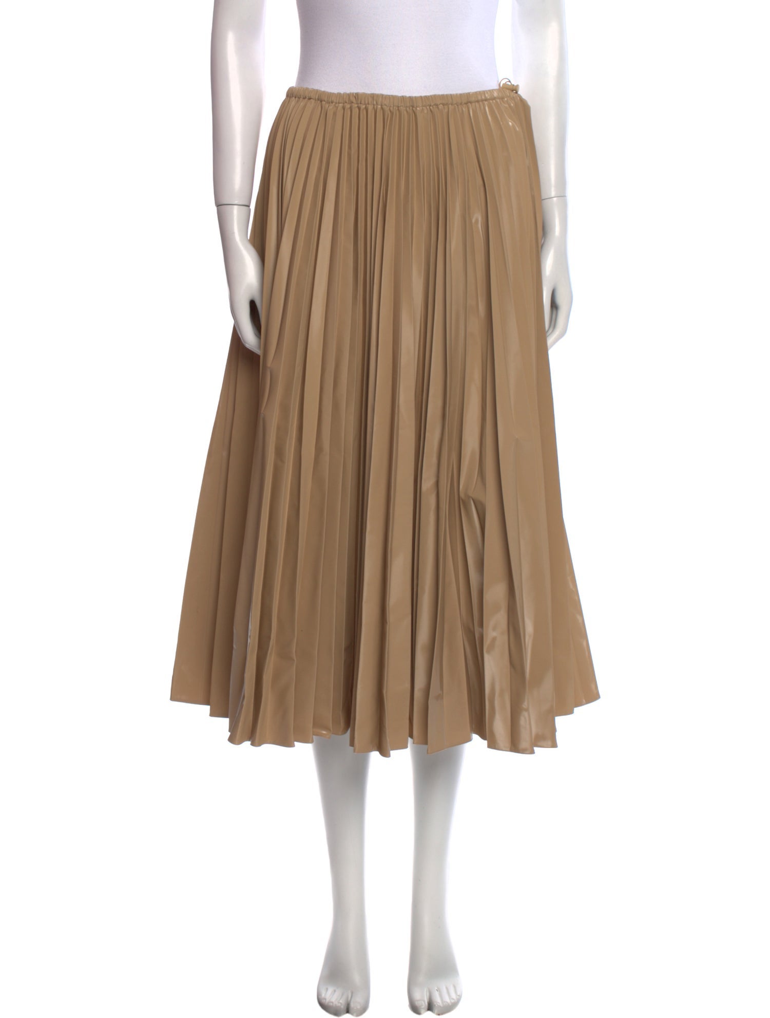 Fendi Silk Midi Length Skirt