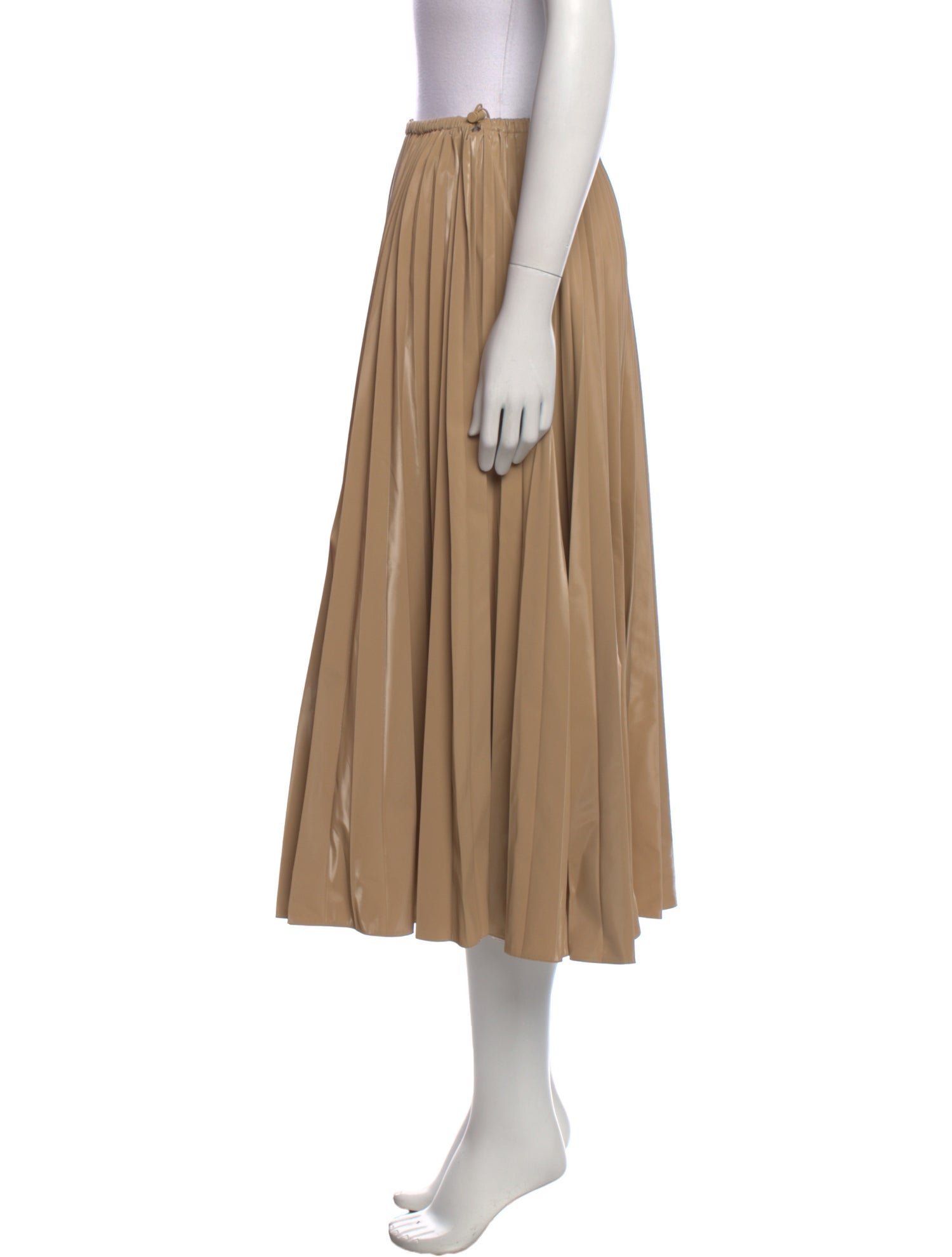 Fendi Silk Midi Length Skirt