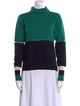 Fendi Cashmere Colorblock Pattern Sweater