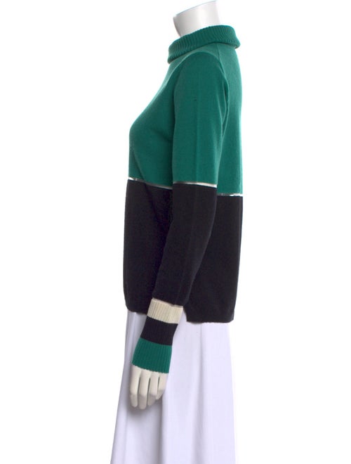 Fendi Cashmere Colorblock Pattern Sweater