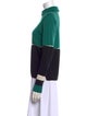 Fendi Cashmere Colorblock Pattern Sweater