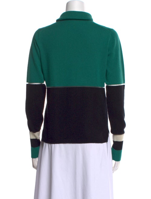 Fendi Cashmere Colorblock Pattern Sweater