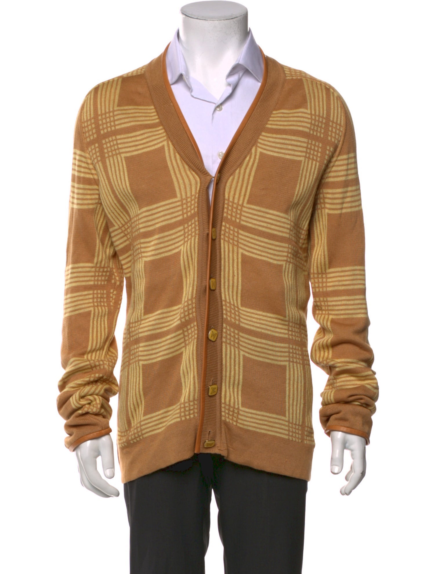 Fendi Printed V-Neck Cardigan