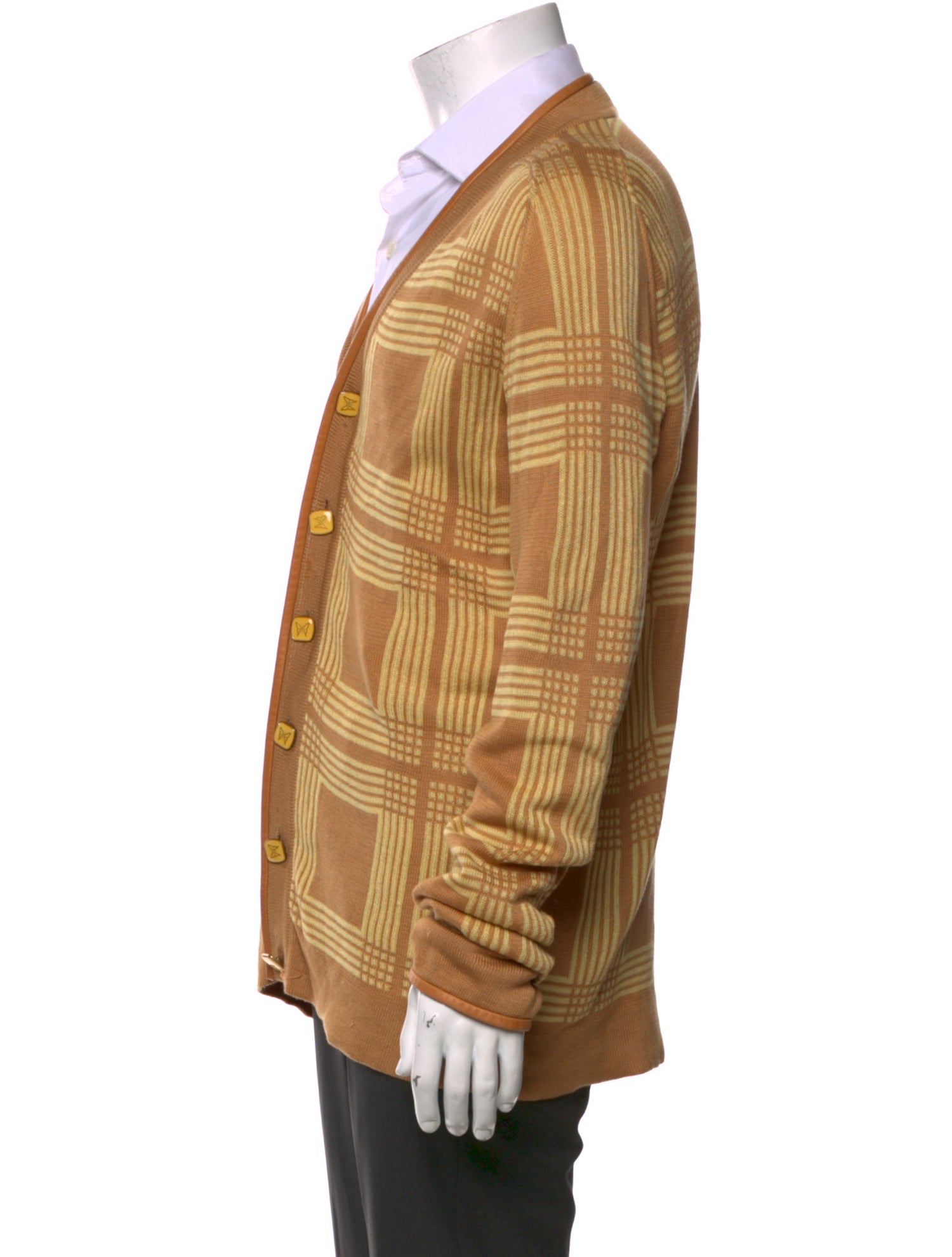 Fendi Printed V-Neck Cardigan