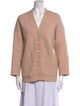 Fendi Virgin Wool V-Neck Sweater